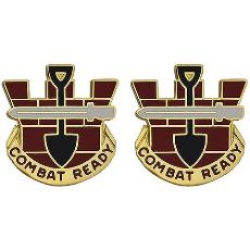 130th Engineer Brigade Unit Crest (Combat Ready)